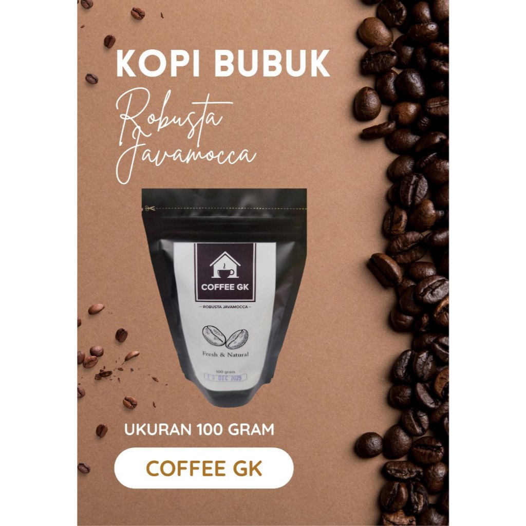 

KOPI ROBUSTA | KOPI BUBUK ROBUSTA | KOPI BUBUK MURNI | KOPI HITAM | KOPI BUBUK | 100 gram