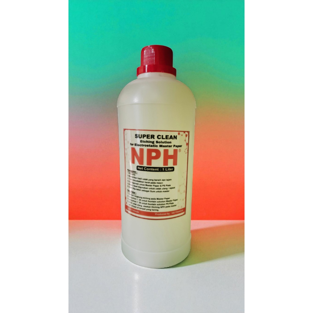 NPH Super Clean Etching Solution for Electrostatic Master Paper / Etching Solution