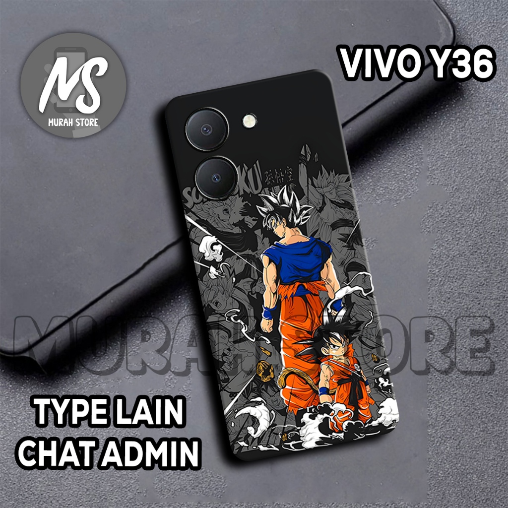 Softcase Karet VIVO Y36/MS12/Motif ANIME/Case VIVO Y36/Silikon VIVO Y36
