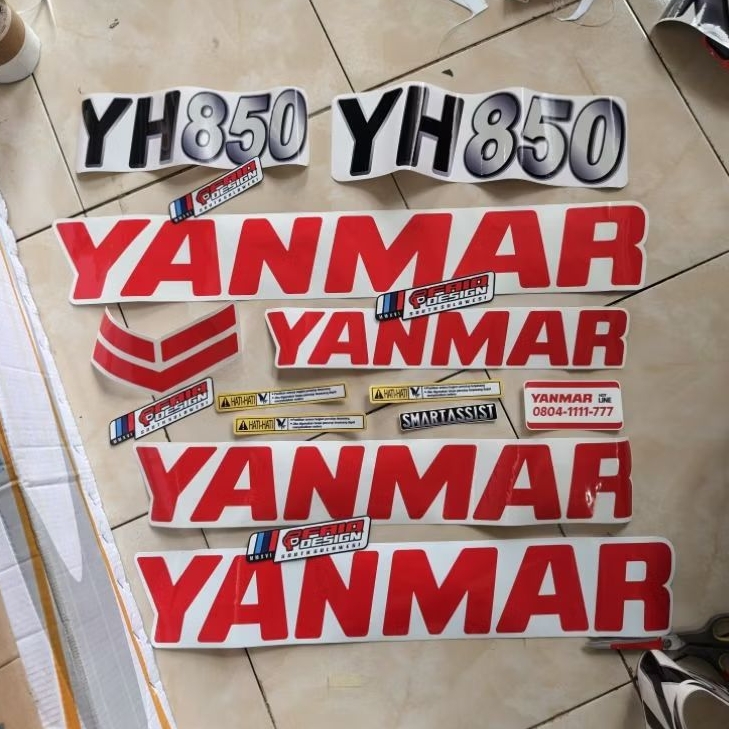 STICKER COMBINE HARVESTER YANMAR YH 850 HIGH QUALITY