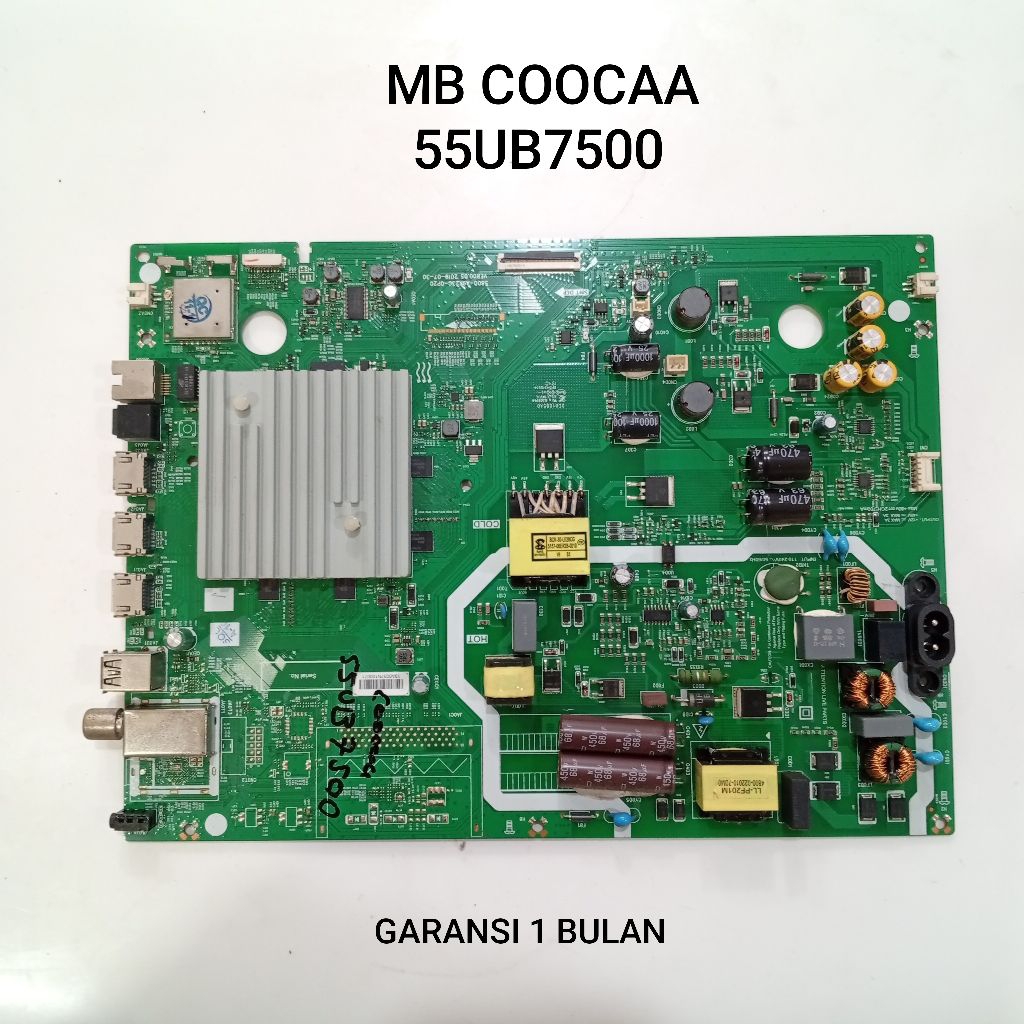 MAINBOARD TV COOCAA 55UB7500 - MB - MOTHERBOARD - MOBO - MODUL - MESIN TV LED COOCAA