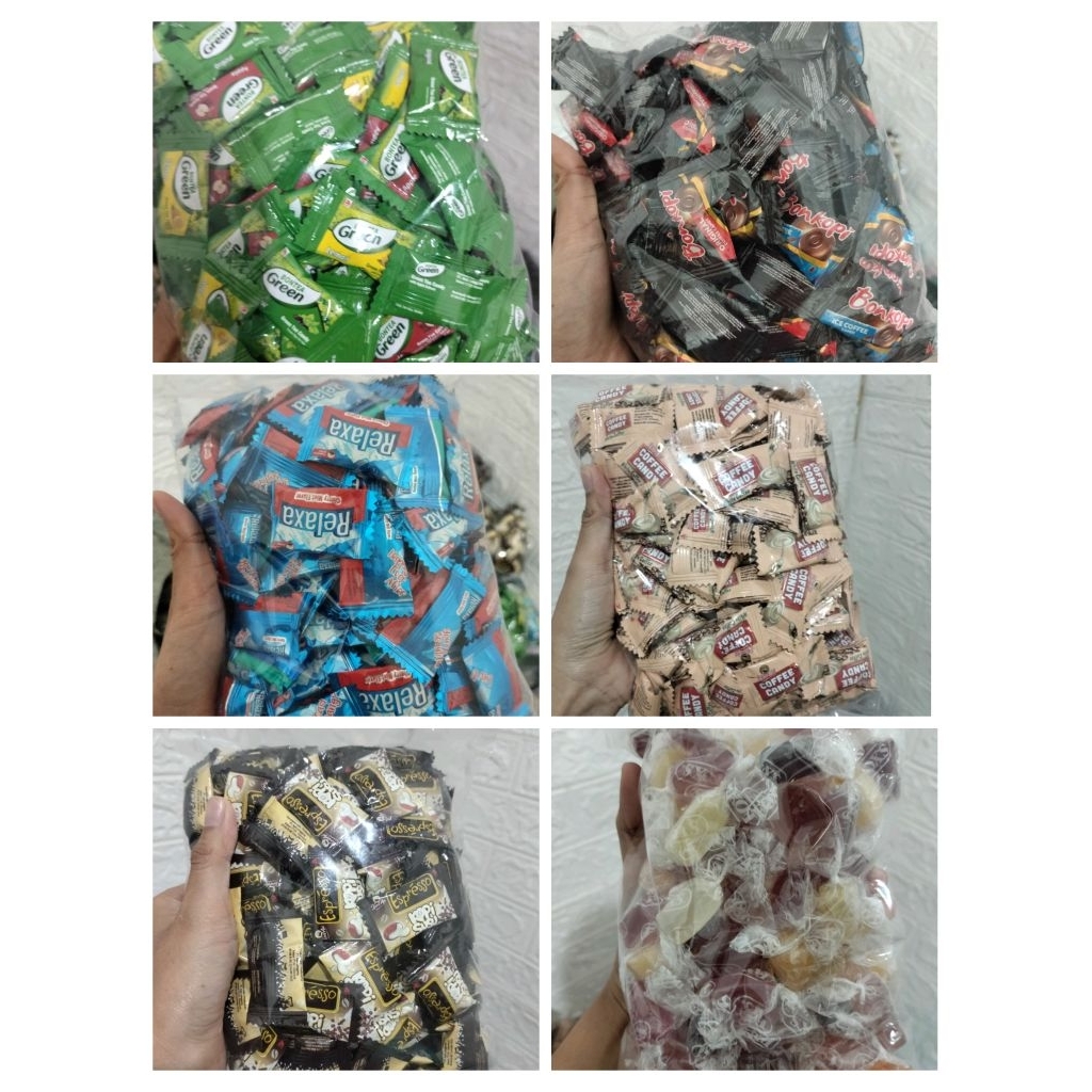 

aneka permen kiloan berat 1kg
