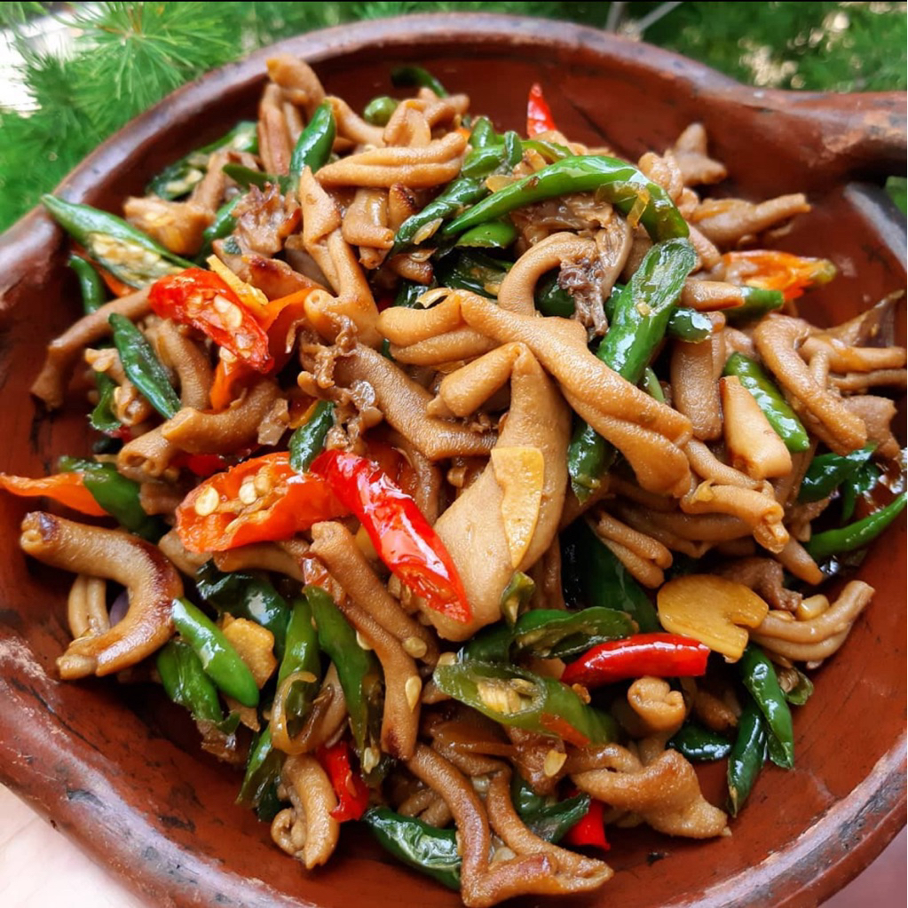 

Oseng Usus Cabe Ijo 400gr