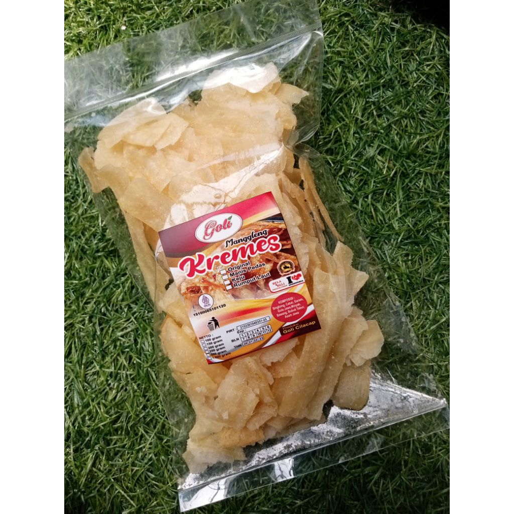 

Manggleng Kremes (kemasan plastik)