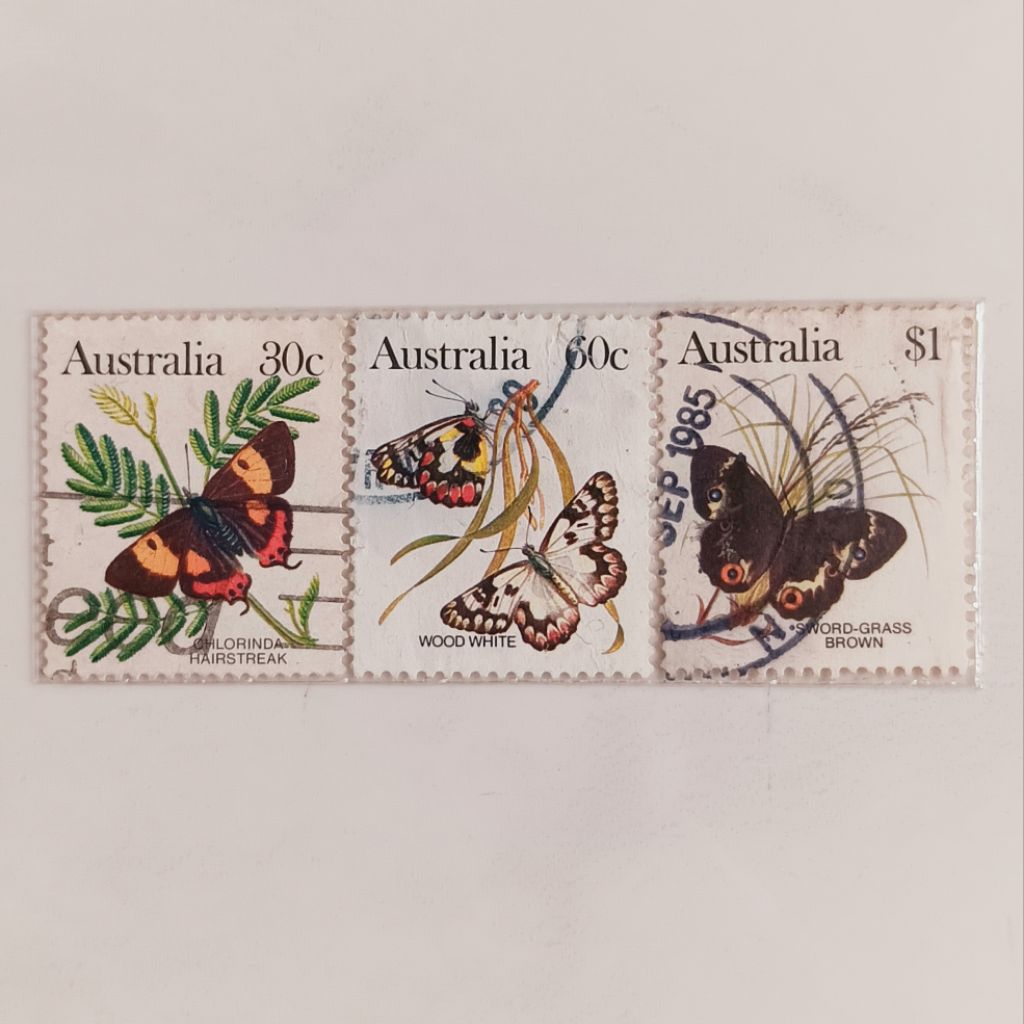 

(AB) Perangko Australia Butterflies (1983) Set 3 pcs Used