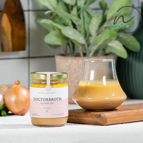 

Kaldu Tulang Ayam Kental – Chicken Bone Broth Doctor Broth 200ml MPASI & Imun Booster HALAL