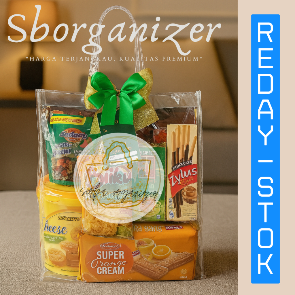 

30x12x40 Goodie bag JUMBO MIKA 0.20 TEBAL transparan souvernir goodiebag Tas mika jumbo PROMOSI