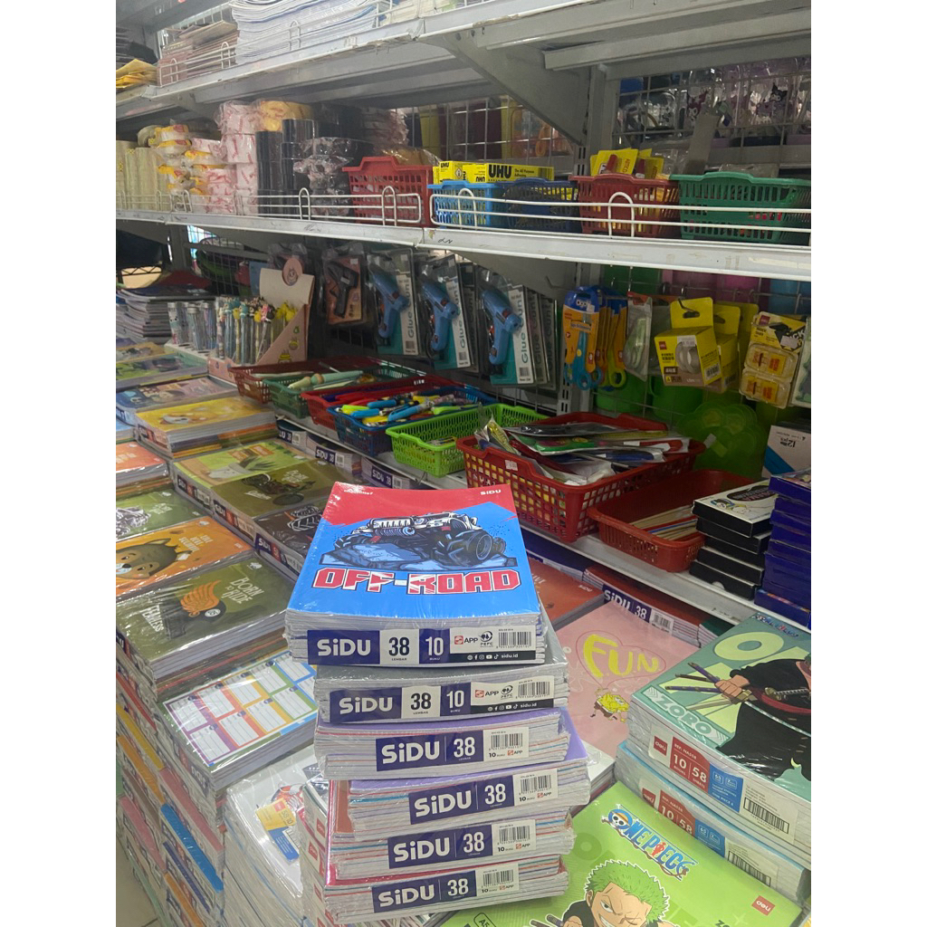 

buku tulis sidu 38 lembar isi 10 buku