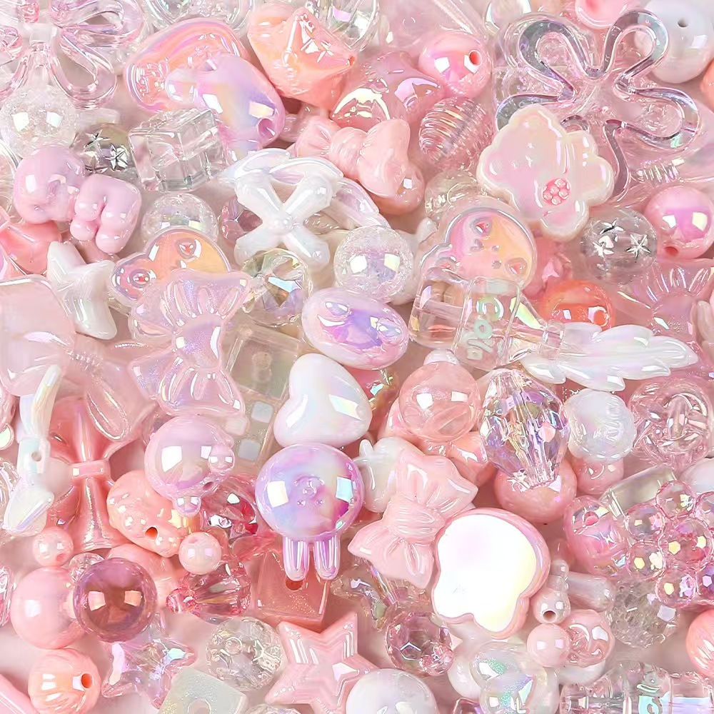 [30g]Manik manik aesthetic|Manik akrilik korea|Manik manik|Manik Mix akrilik-warna-warni