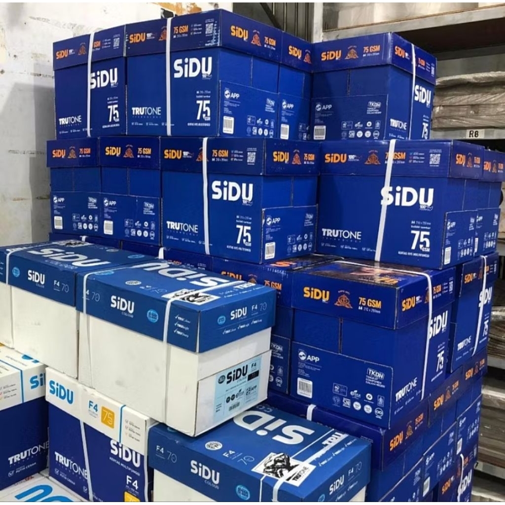 

Kertas HVS 1 dos isi 5 Rim / kertas print dan kertas copy / kertas HVS sidu A4,A4s, dan F4 Murah Merah Promo