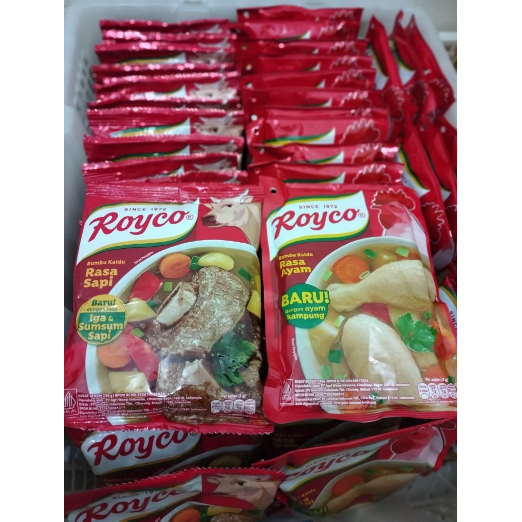 

Forcysn Royco Kaldu Rasa Ayam / Sapi 220Gram
