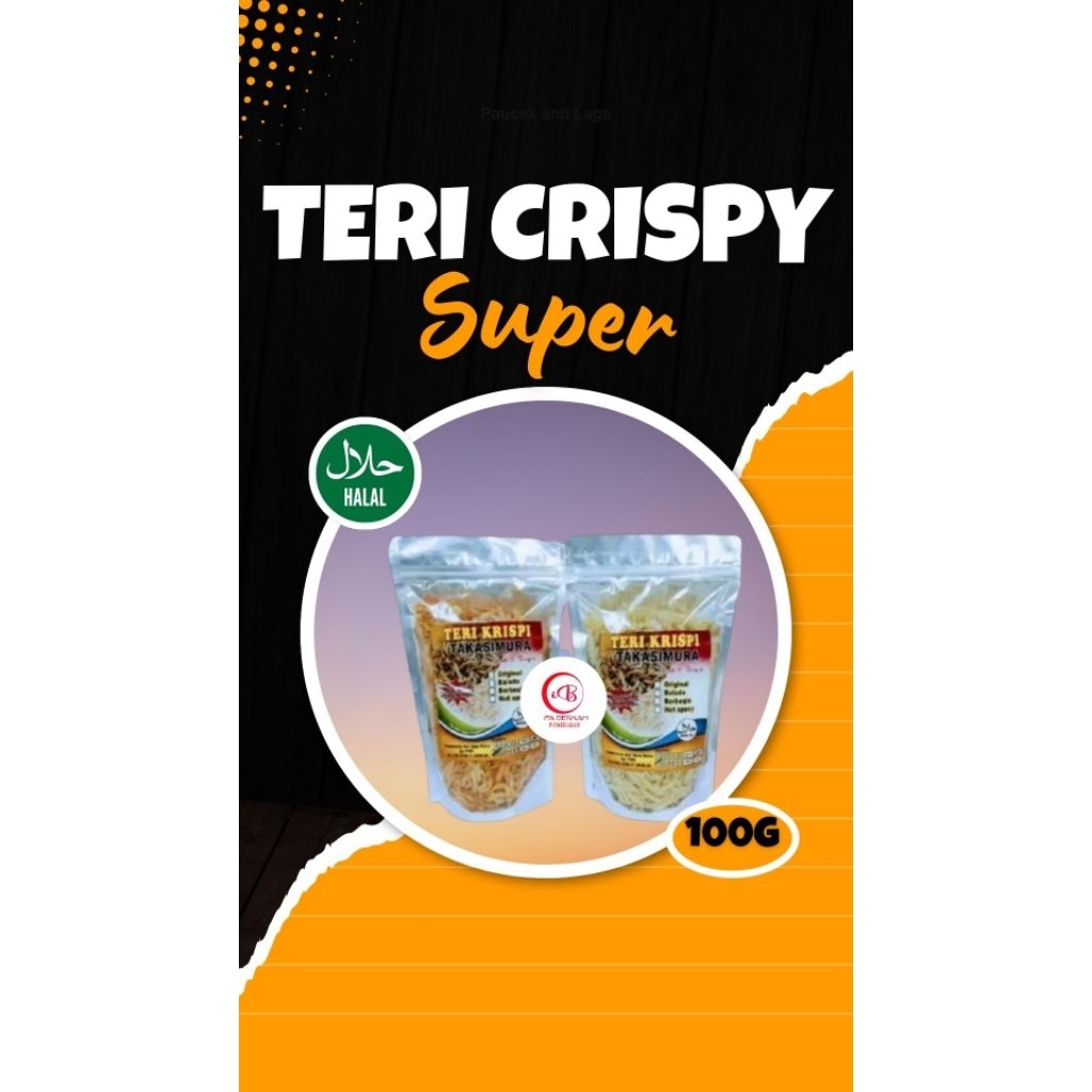 

Teri krispy super kemasan 100gr