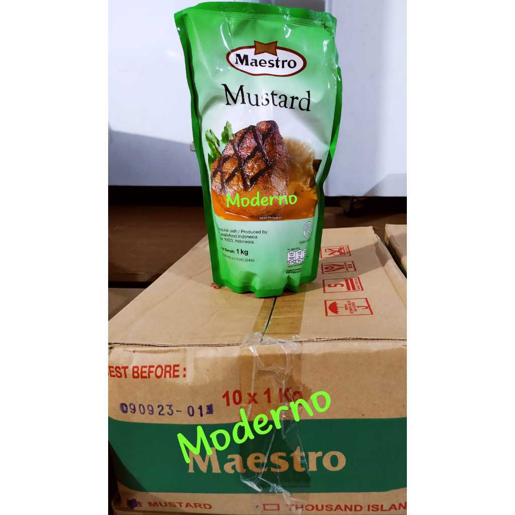 

Maestro Mustard 1 Kg - Perkarton isi 10