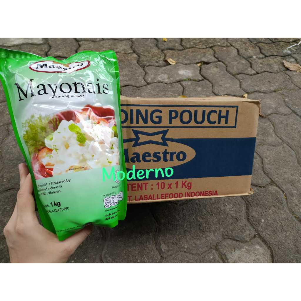 

Maestro mayonaise 1 Kg - Maestro mayonnaise 1 kg perkarton isi 10