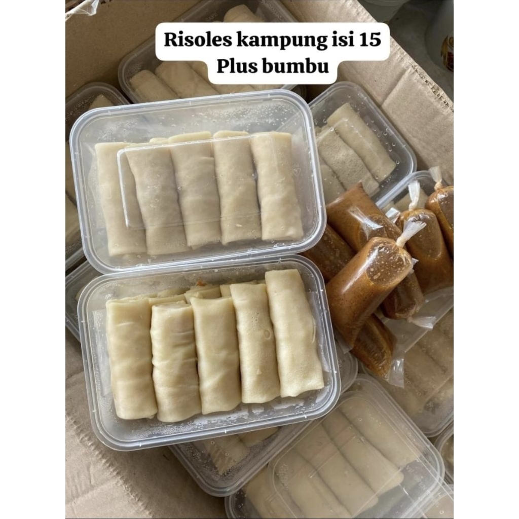

risol kampung isi 15 plus bumbu kacang