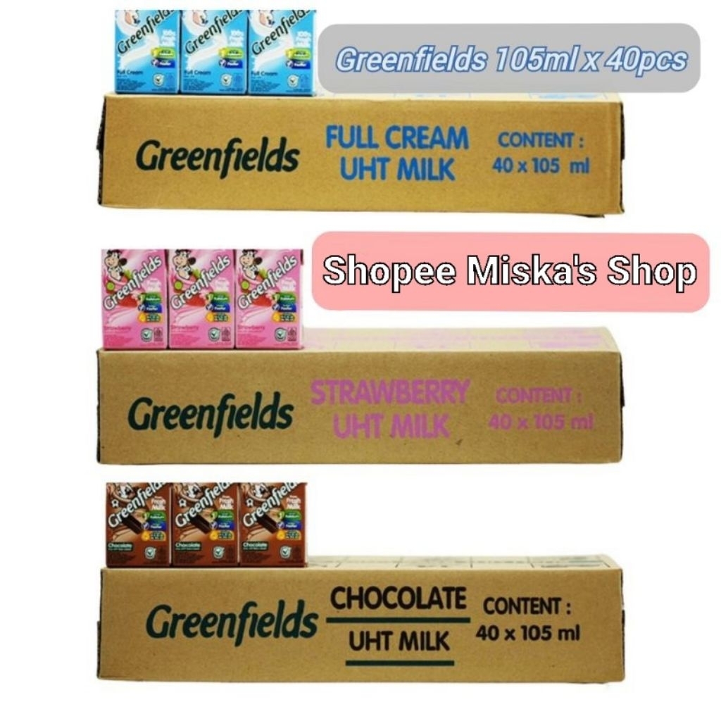 

GREENFIELDS UHT 105 ml 40 Pcs Full Cream ex. 06/2026
