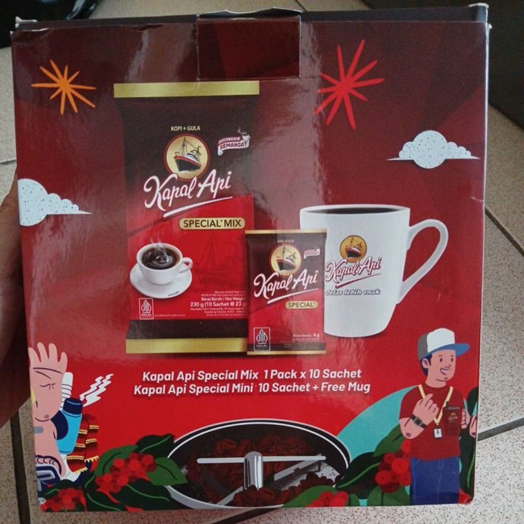 PO PAKET KOPI KAPAL API FREE MUG