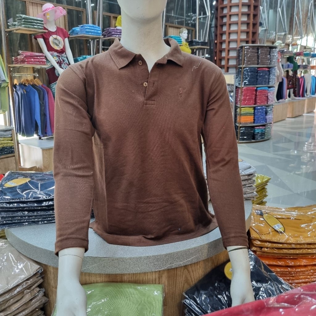 POLO SHIRT PANJANG. T-SHIRT KRISNA LENGAN PANJANG. OLEH OLEH BALI