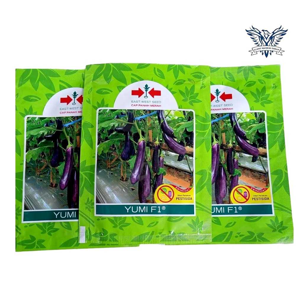 Benih Terong Ungu YUMI F1 - Cap Panah Merah Benih Terong Favorit Petani - Bibit Sayuran
