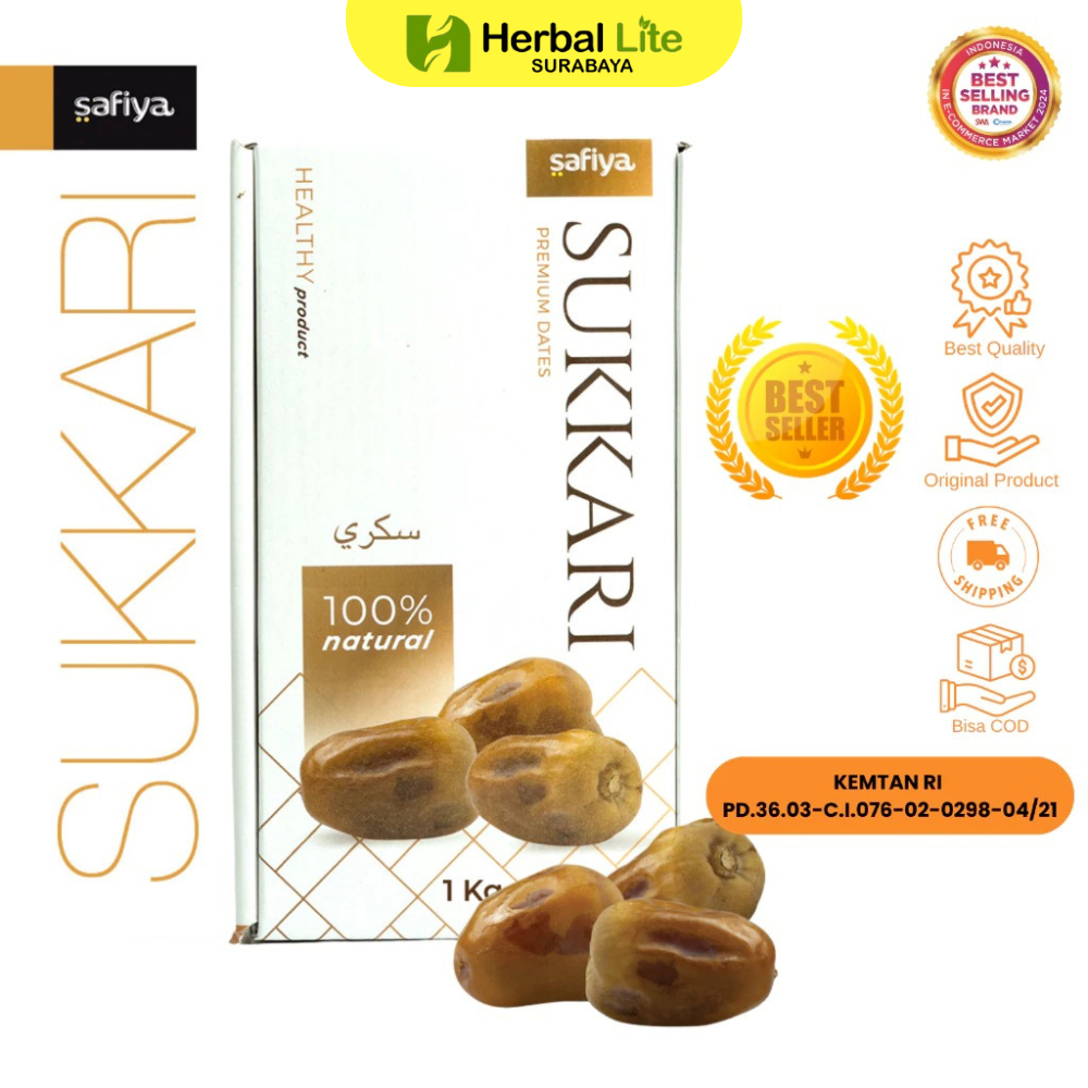 

Safiya Kurma Sukari 1 Kg Sukkari King Dates Original