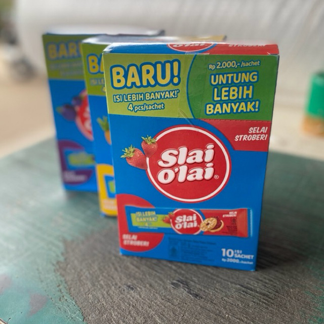 

BISKUIT SLAI OLAI 320gr kemasan Box isi 10 bungkus