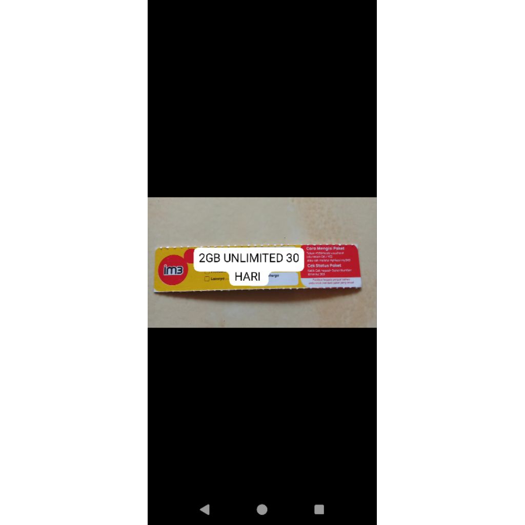 VOCER INDOSAT 2GB UNLIMITED