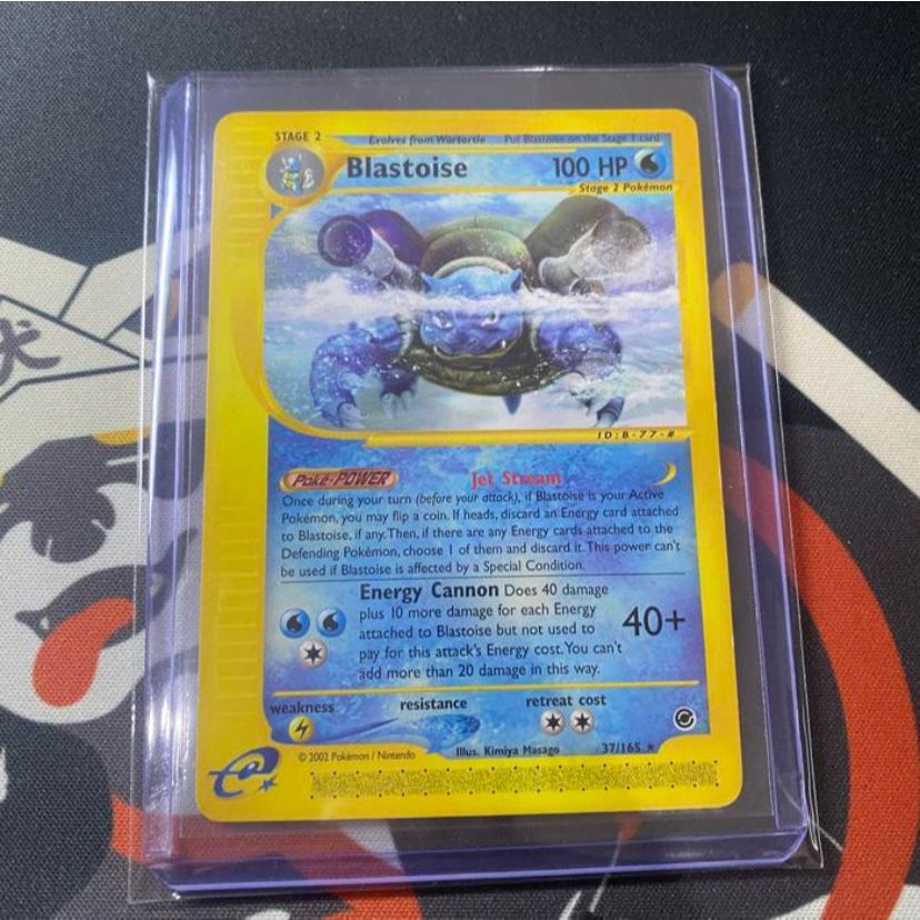 Kartu Pokemon TCG EN WOTC Expedition Blastoise R Non-Holo English