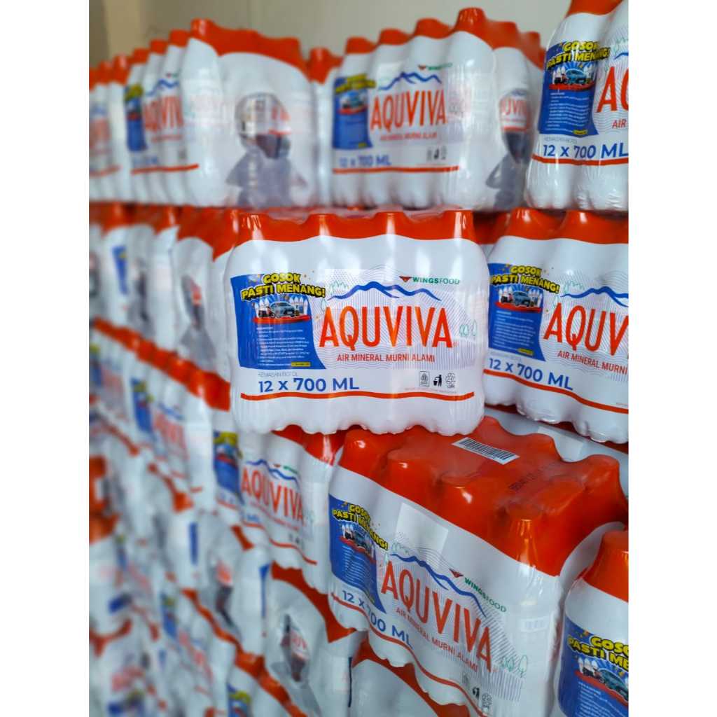 

Air Mineral AQUAVIVA isi 12 Botol 700ml per Karton