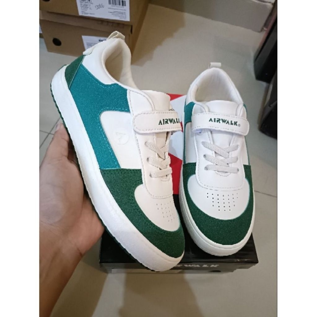 SEPATU AIRWALK AMARE JR / SEPATU SEKOLAH ANAK/ SEPATU ANAK LAKI LAKI / SEPATU ANAK PEREMPUAN / SEPAT