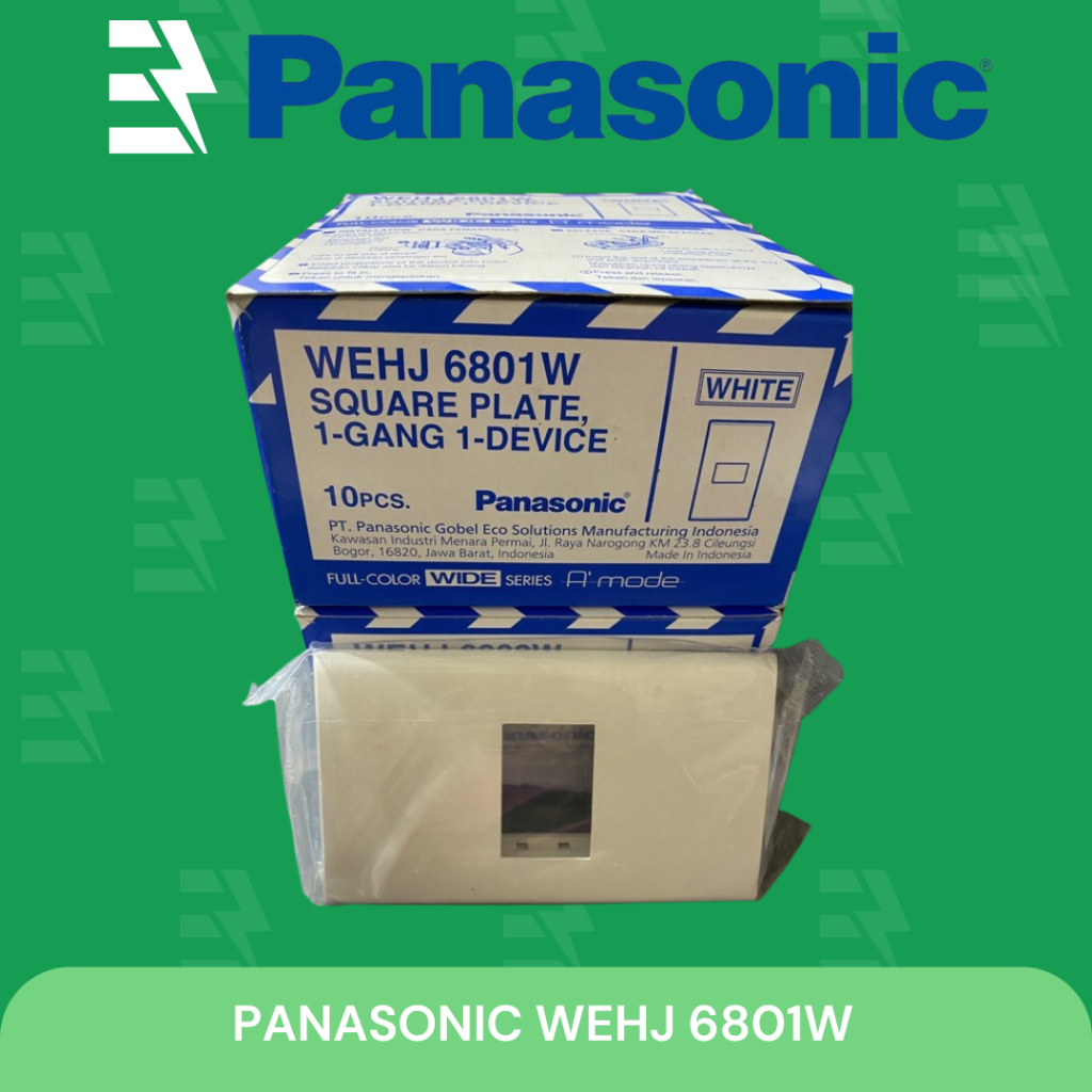 PANASONIC PLAT 1 GANG WEHJ 6801W WEHJ 6802W WEHJ 6803W