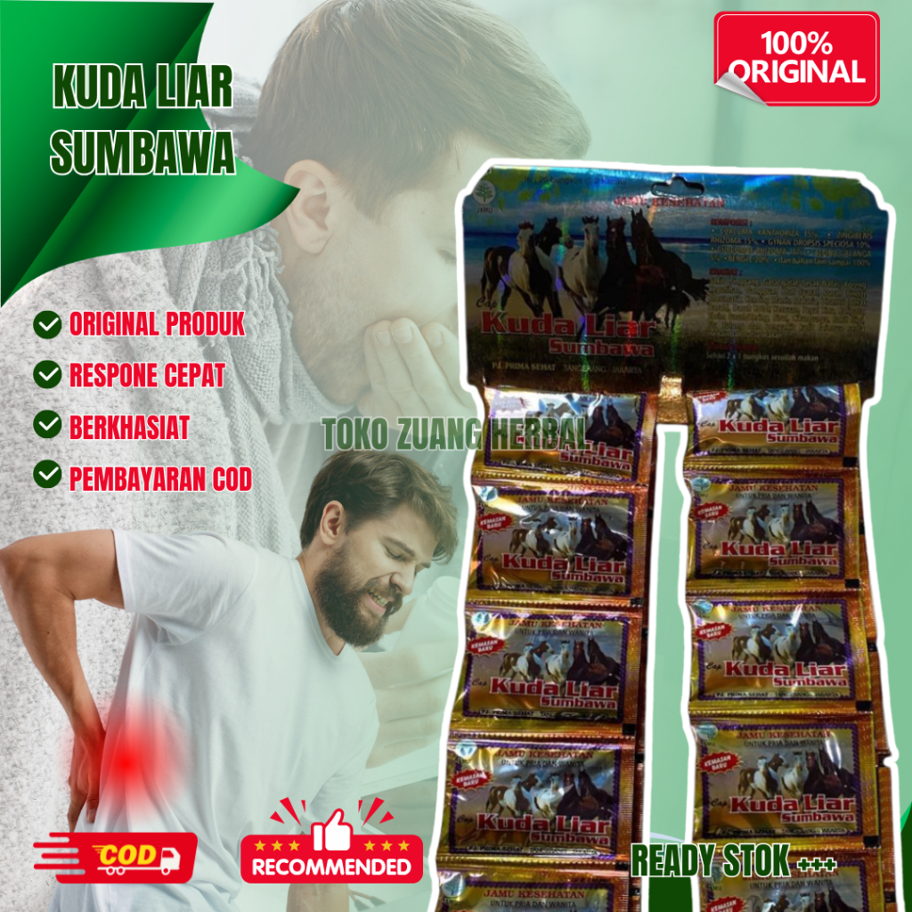 

Kuda Liar Sumbawa Kapsul Renceng 20 Sachet Original