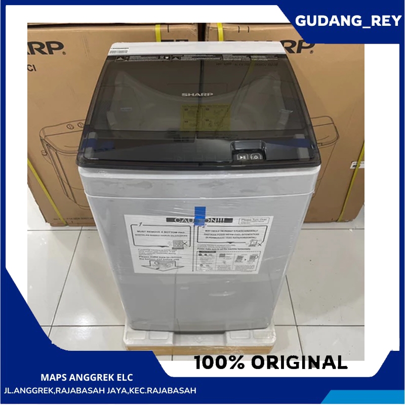 Mesin Cuci SHARP 1 Tabung ESM-7000PGG 7 KG Quick Wash Zero Pressure / Mesin Cuci Sharp 1 Tabung