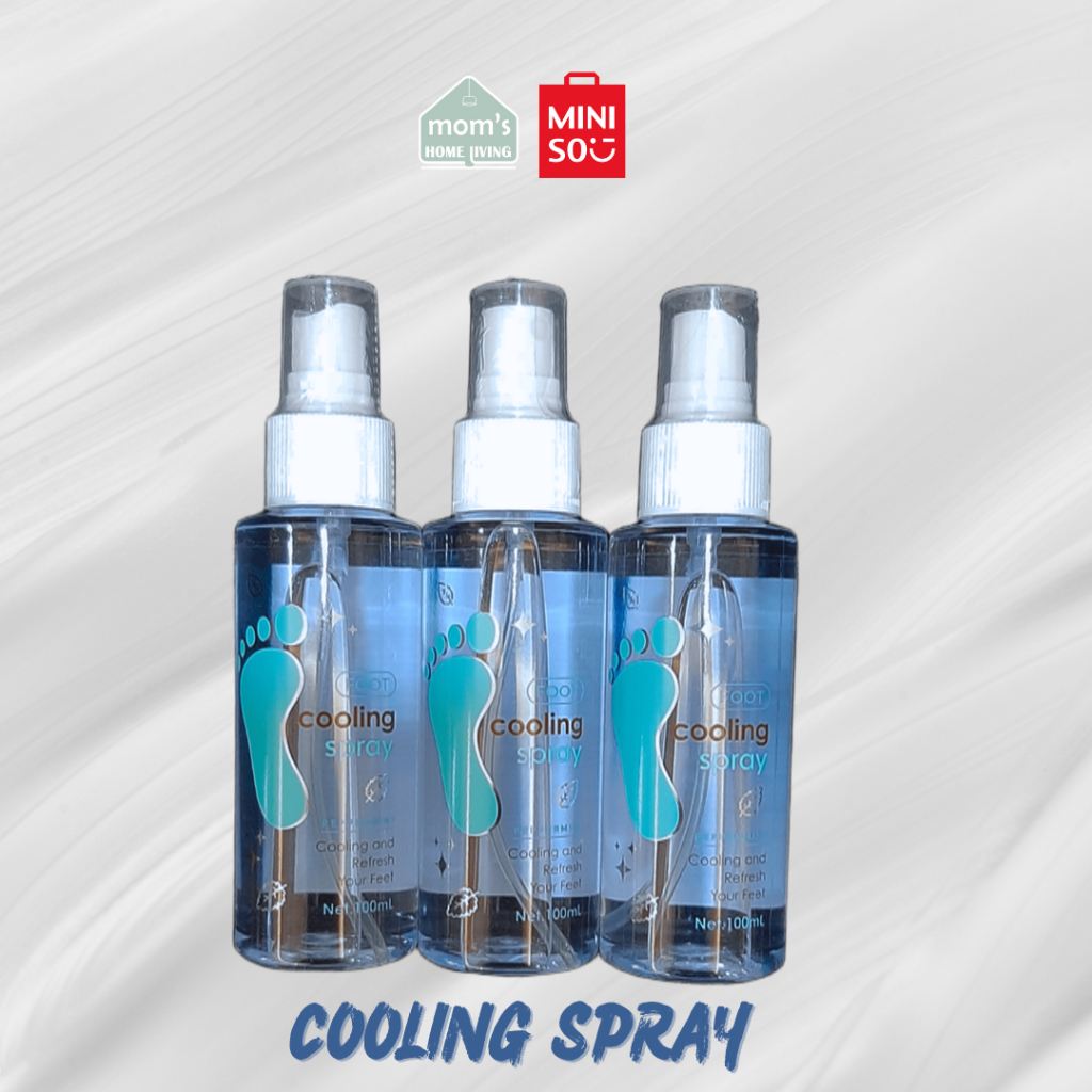 MINISO KEMASAN BARU Semprotan Pendingin Kaki Peppermint Foot Cooling Spray Parfume 100ml