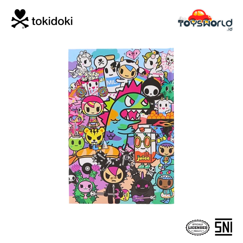 

Tokidoki CC2019 Notebook Rainbow Friends Hard Cover