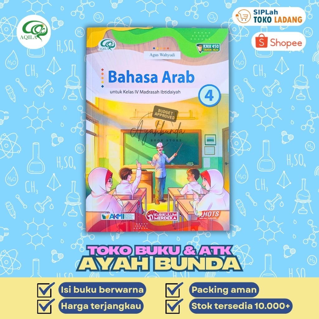Buku Aqila Bahasa Arab Kelas 4 SD/MI