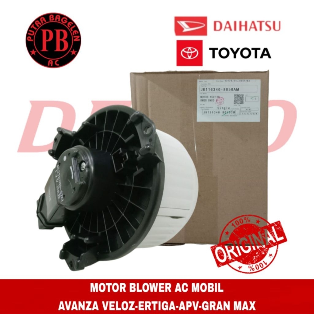 Motor blower ac mobil Denso avanza velos  ertiga  grand max