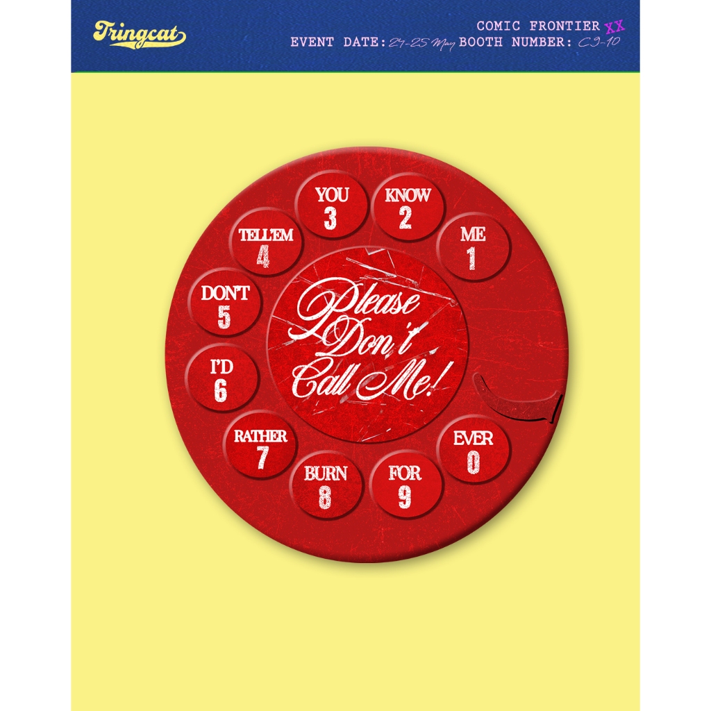 

Sticker Die Cut Please Don't Call Me | Decorative Sticker | Laptop Sticker | Waterproof Sticker