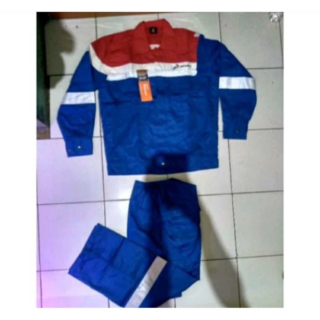 COVERALL WERPACK NOMEX DUPONT PERTAMINA STELAN BAJU CELANA 100% ORIGINAL REAL PICT