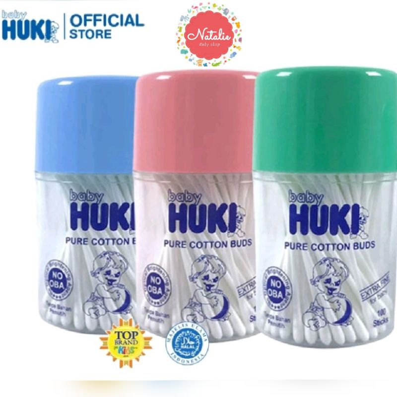HUKI Cotton Bud Baby Toples 100s / Cotton Bud Huki TABUNG