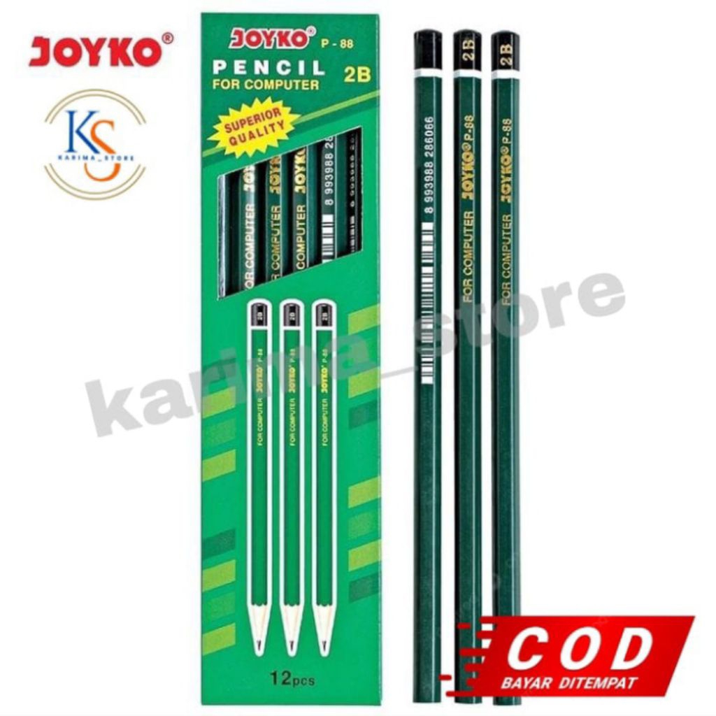 

pensil FABER-CASTELL 12 pcs, 2B 3B 4B 5B 6B_Karima