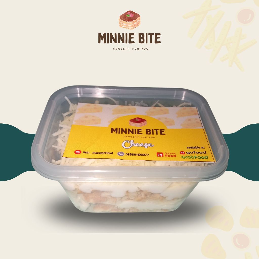 

MINNIE BITE #dessert box Chesse Cake