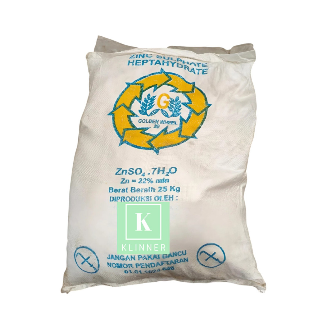 Pupuk zinc sulfate / zinc sulphate 1 SAK / ZnSO4 25 kg