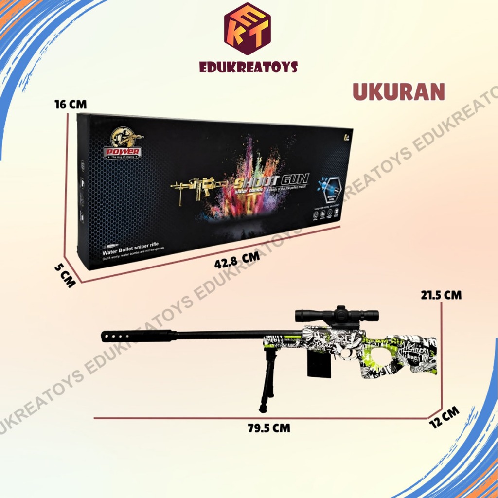 Awm Water bombs Mainan tembakan outdoor anak Shoot gun