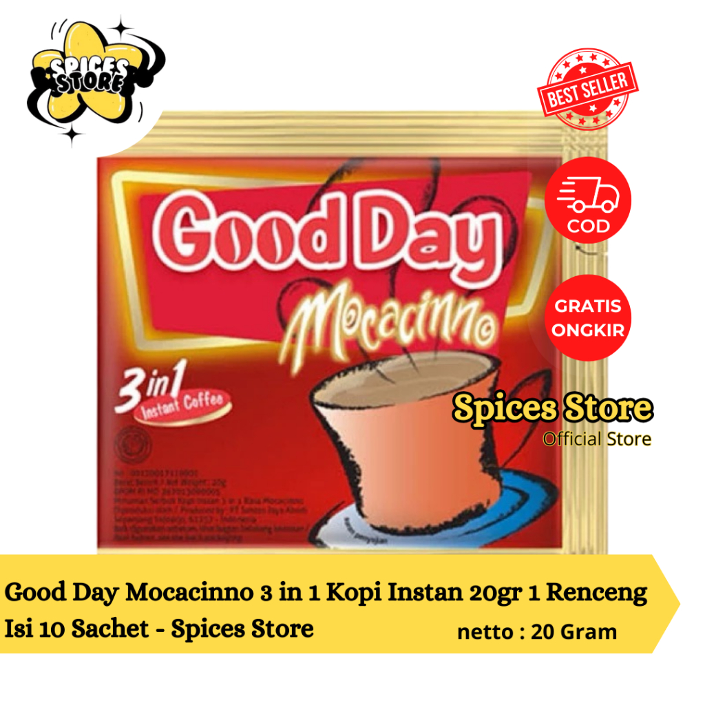 

Good Day 1 Renceng Moccacino [10pcs] - Spices Store - Kop Murah