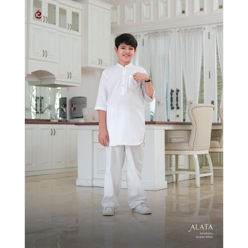 KEKE- Koko Anak Alata Series Lengan 3:4 Koko Anak Laki-Laki Baju Muslim Anak