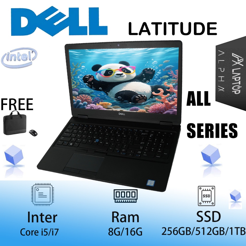 Laptop Dell Latitude Core i5 / i7 / RAM 8GB / 16GB Notebook Second | Termurah dan Berkualitas |  727