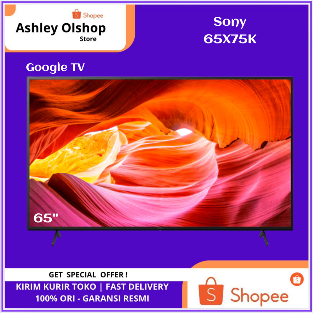 TV SONY 65 Inch X75K 4K ANDROID SONY BRAVIA 65X75K SONY KD-65X75K