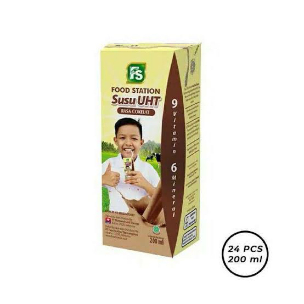 

PROMO Susu UHT FS Food Station 200ml 1 Karton isi 24pcs