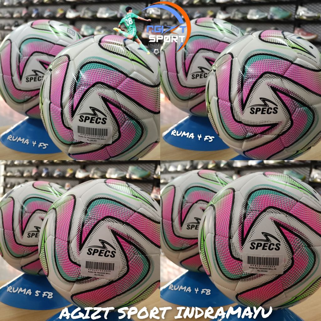 READY BOLA SEPAK DAN FUTSAL SPECS RUMA SIZE 4 DAN 5 ORIGINAL
