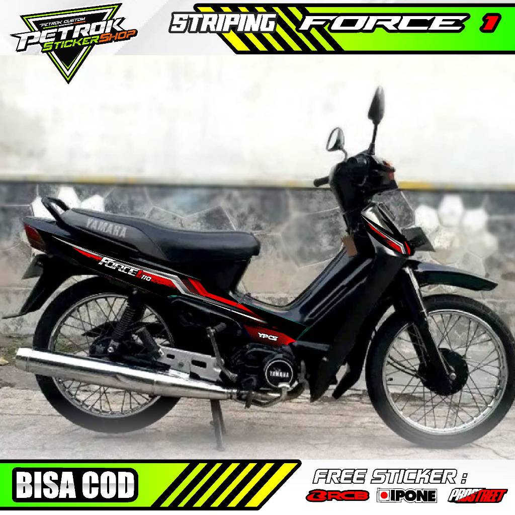 STRIPING VARIASI YAMAHA VEGA FORCE 1 / STICKER LIST VARIASI MOTOR YAMAHA VEGA FORCE 1